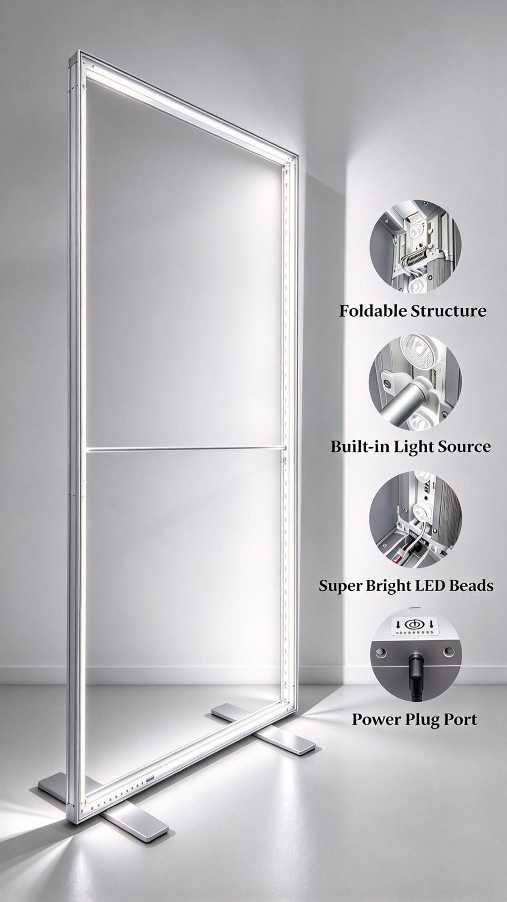 Double-Sided Portable Light Box Display