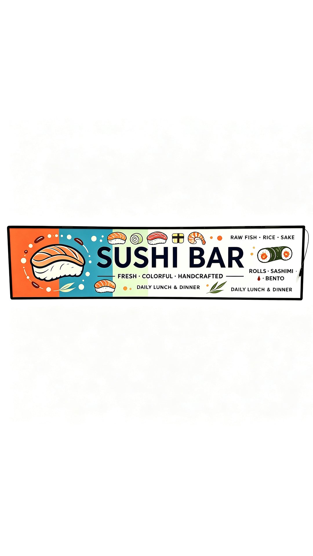 hanging light box，LED menu board