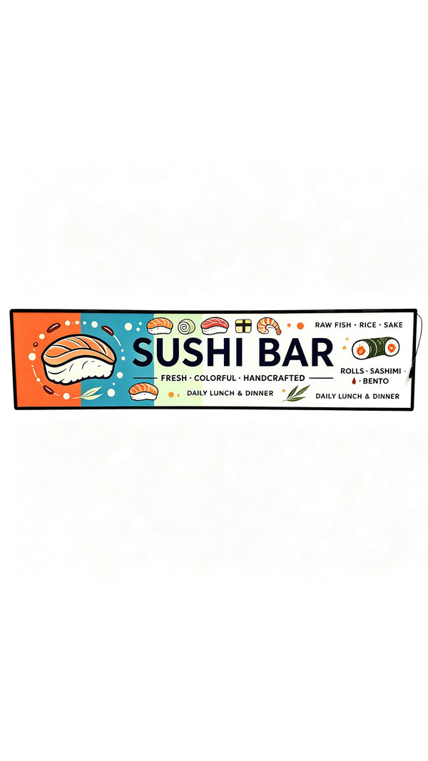 hanging light box，LED menu board