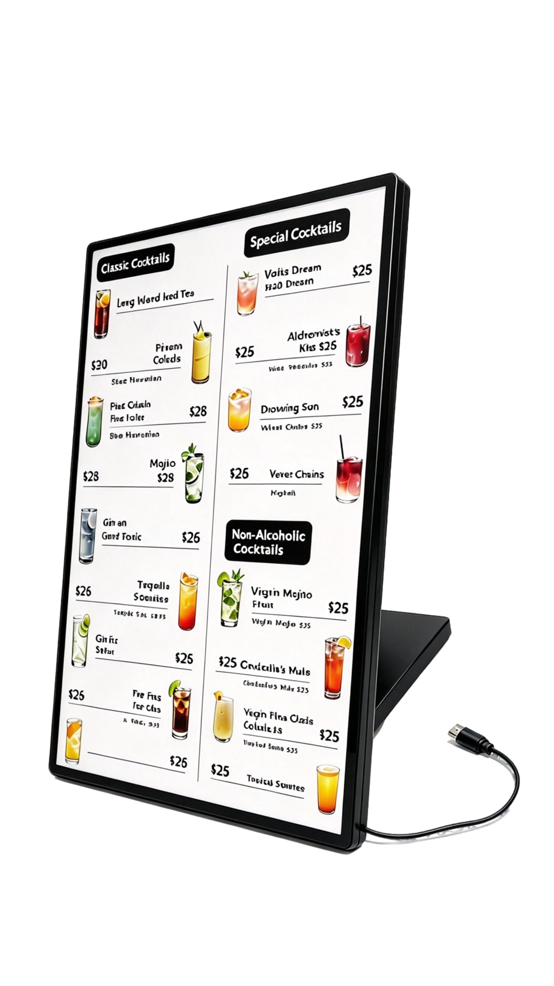 Tabletop LED Light Box，LED Menu Light Box