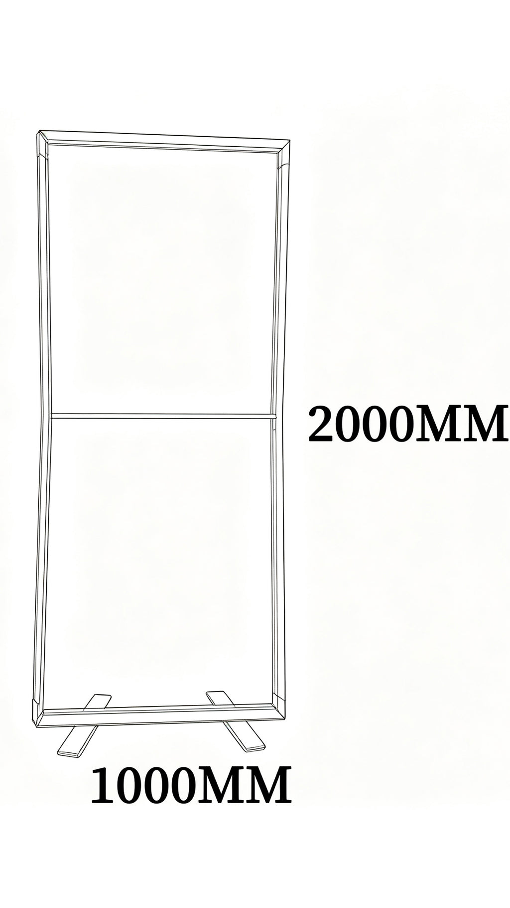 Double-Sided Portable Light Box Display