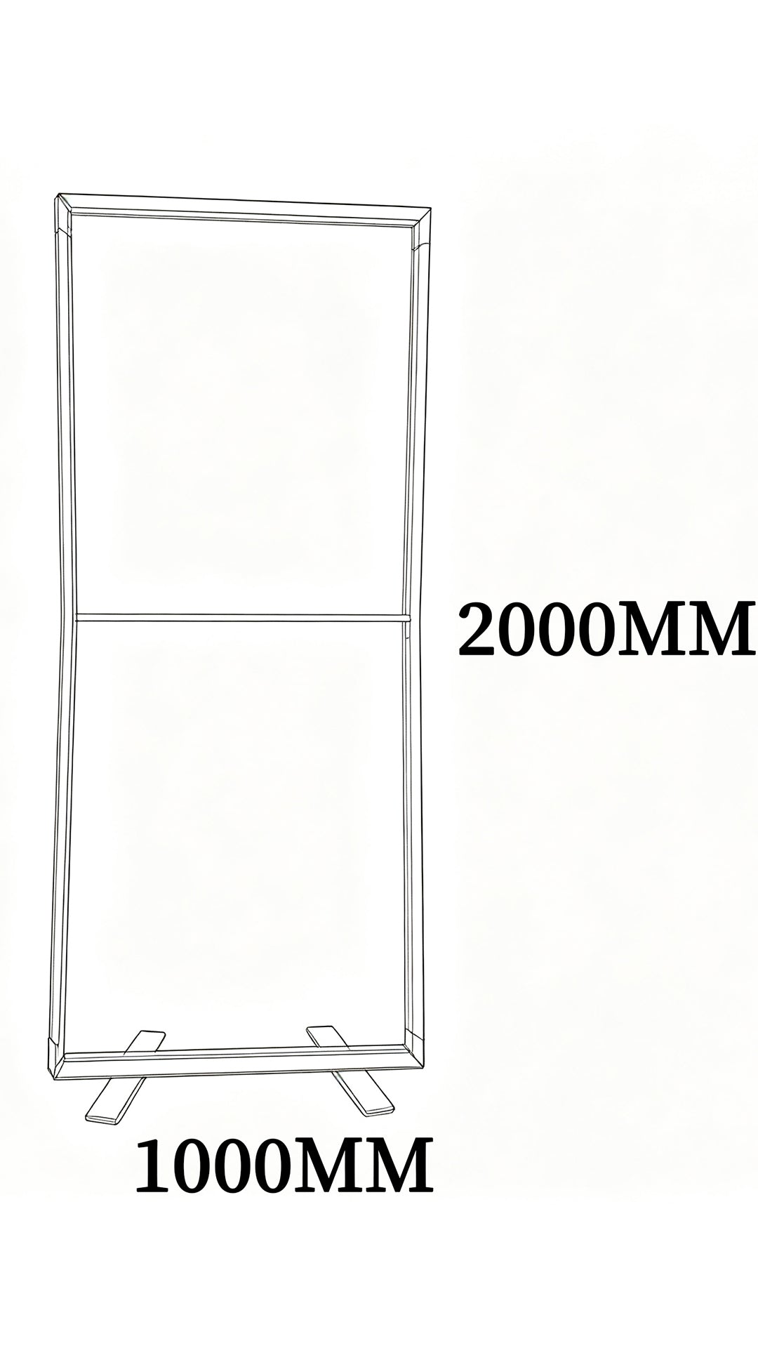 Double-Sided Portable Light Box Display